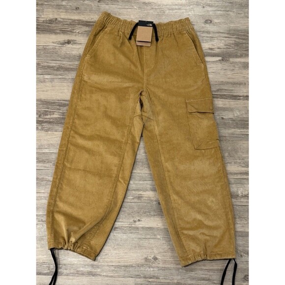 THE NORTH FACE Mens Cargo Pant Sz M Utility Cord Easy Corduroy Wide Leg NEW NWT - Picture 1 of 16